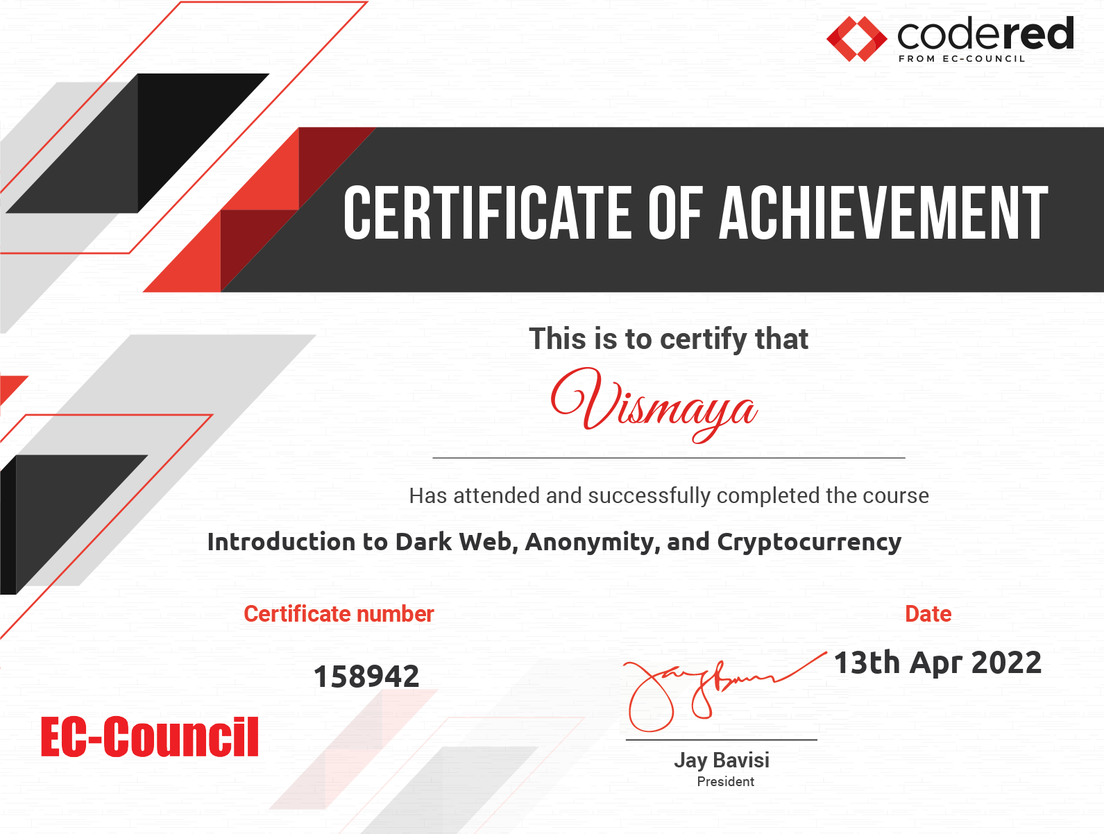 Certificate 3